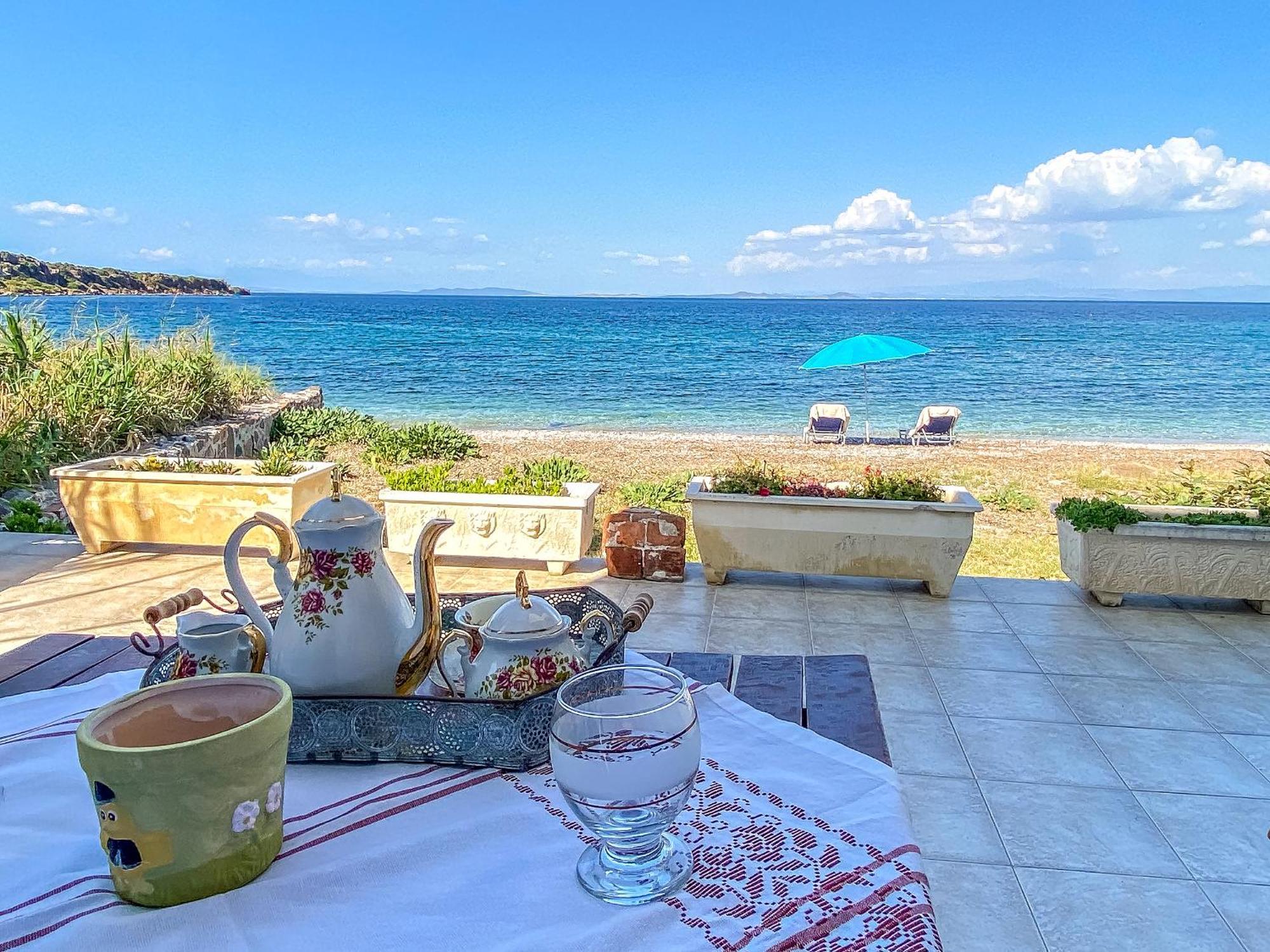 Kyparissis Beach Houses Skala Mistegnon Eksteriør billede